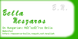 bella meszaros business card
